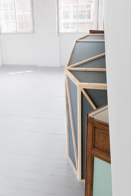 View of What is. a site specific installation by Alanna Lawley - Hotel Maria Kapel Artist in resident - Photo by Noortje Knulst 