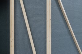 Detail view of What is. a site specific installation by Alanna Lawley - Hotel Maria Kapel Artist in resident - Photo by Noortje Knulst 