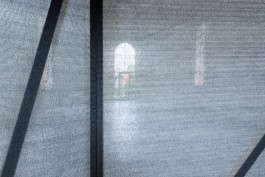 Detail view of What is. a site specific installation by Alanna Lawley - Hotel Maria Kapel Artist in resident - Photo by Noortje Knulst 