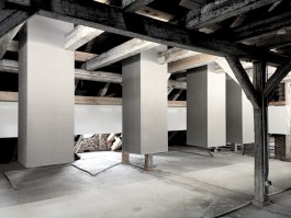 Installation view of All Four One | One Four All, 2015, Kranich Museum & Hotel, Germany by Alanna Lawley